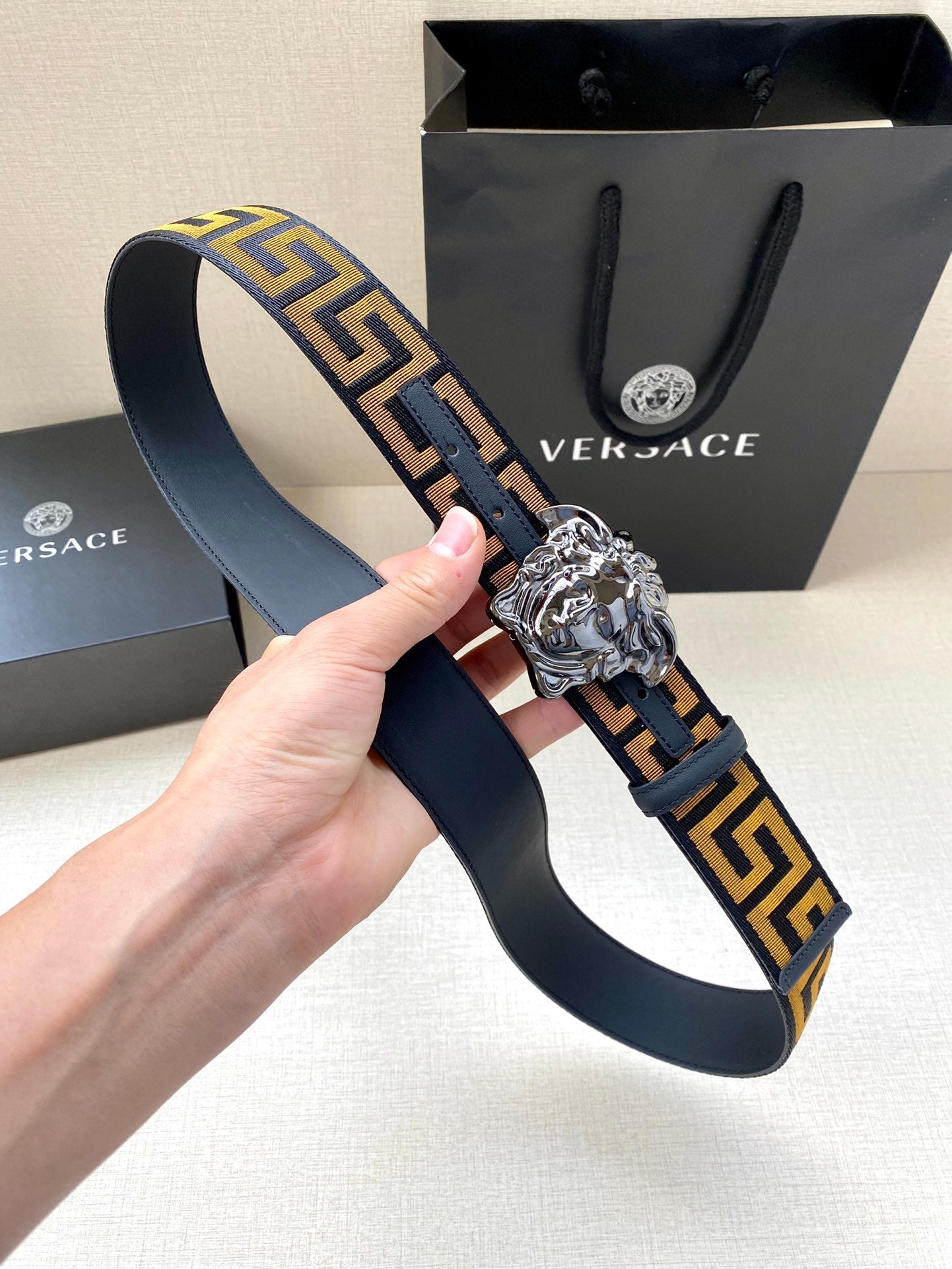 Versace leather Belt
