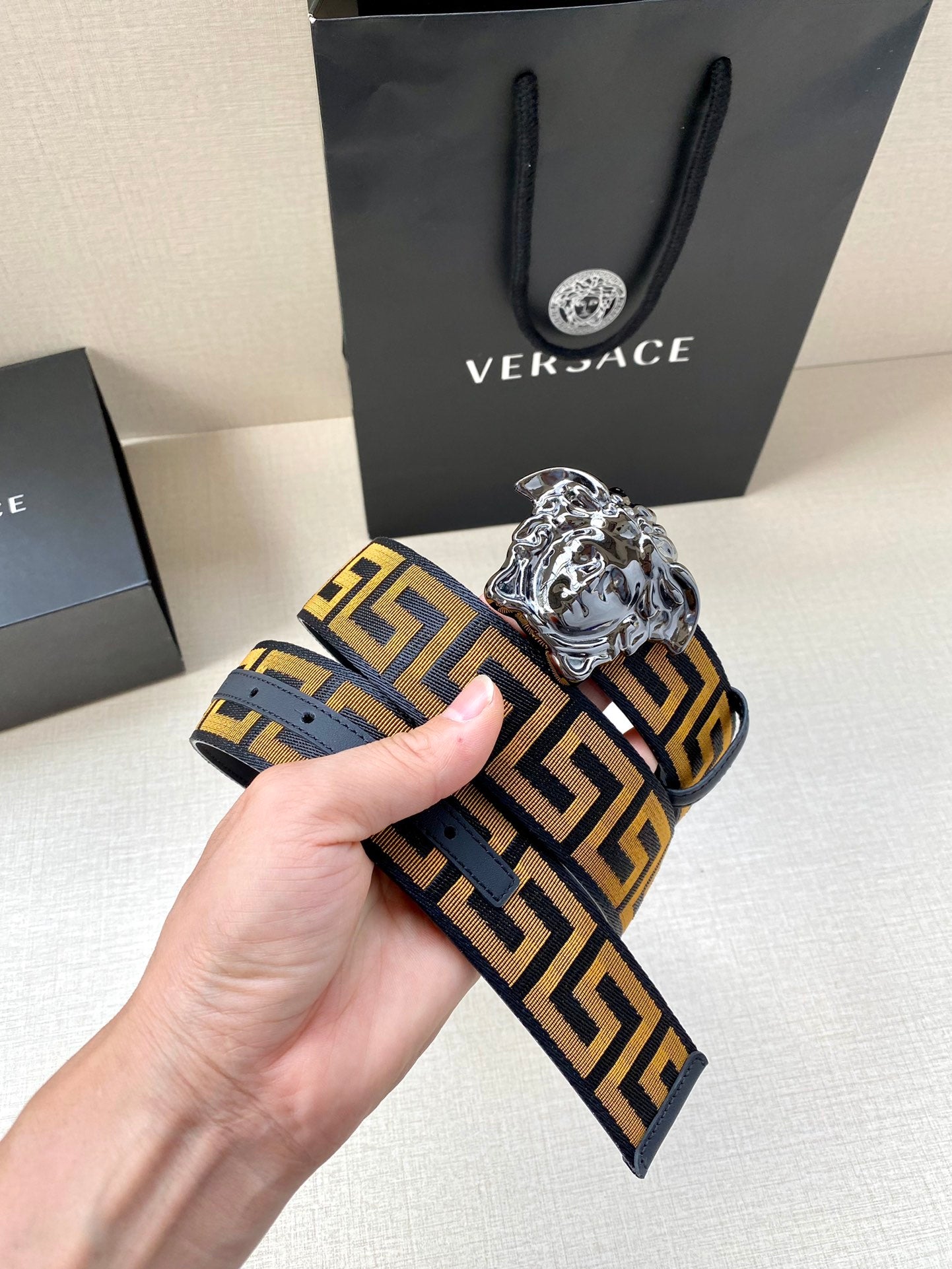 Versace leather Belt